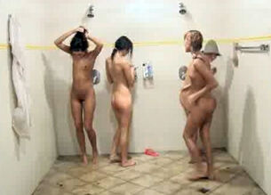 Teens girls in the shower